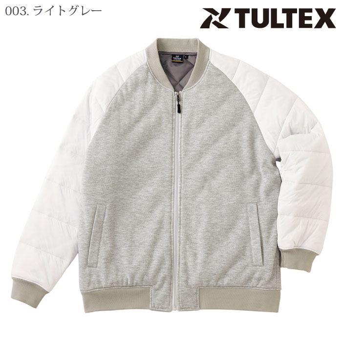 TULTEX] 24533 グラフェン中綿切替ジャケット（メンズ）ー医療白衣と