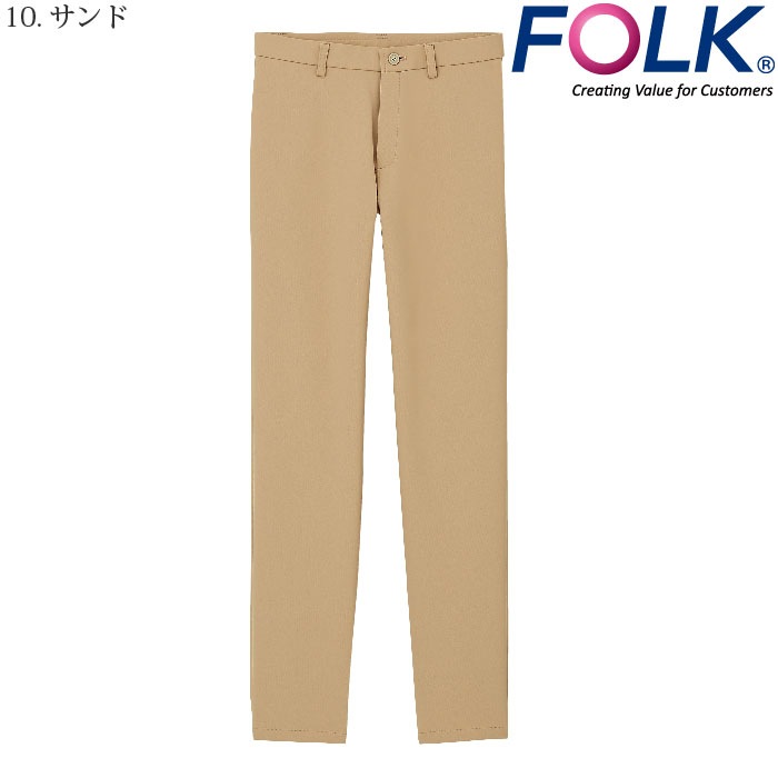 [FOLK] 6008NS フィットストレートパンツ