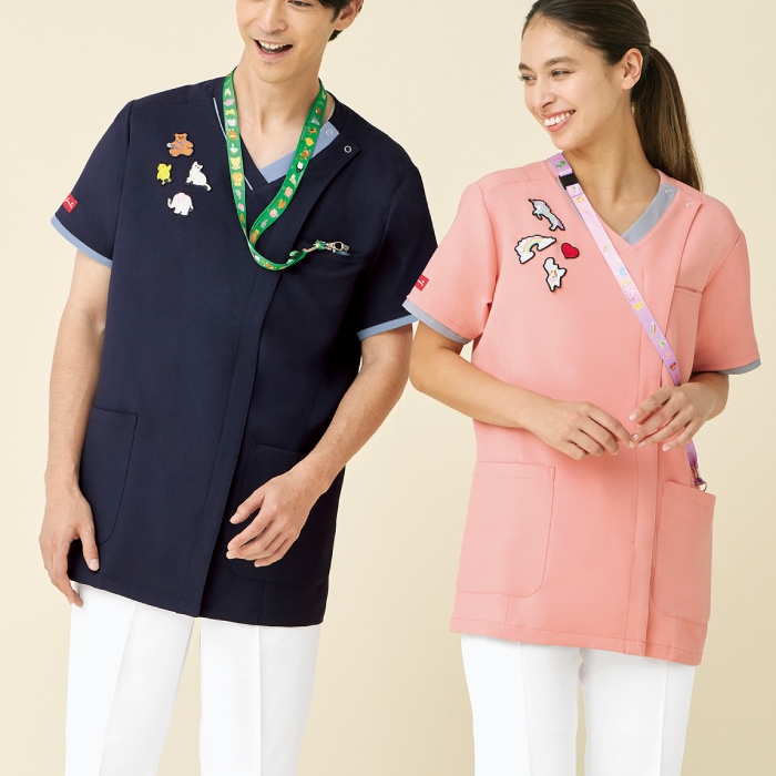 ミセス・グロスマン] MG0001 ファスナースクラブ［兼用］-医療白衣と