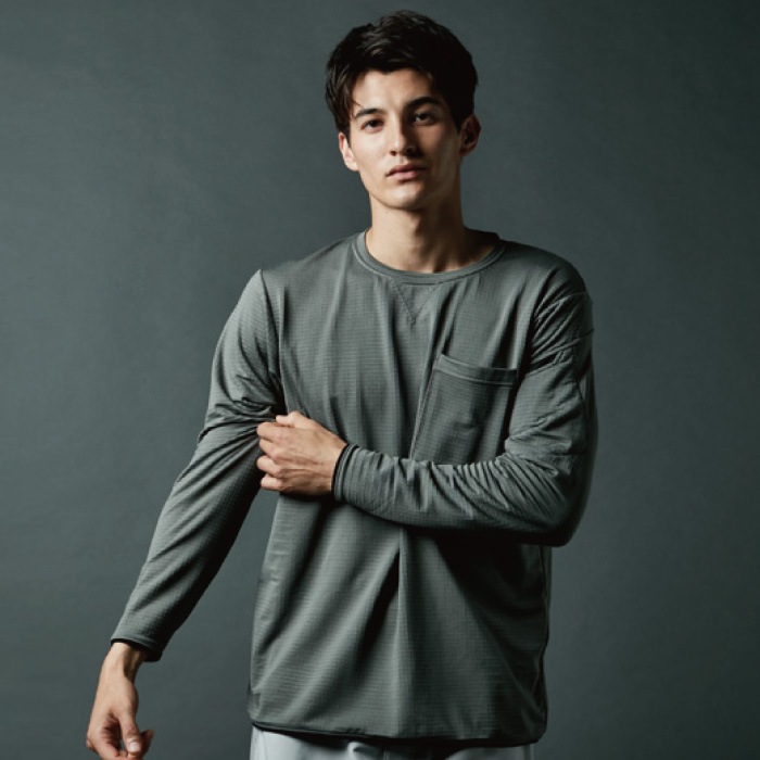 [TS Design] 8525 ウォームエアロングスリーブTシャツ