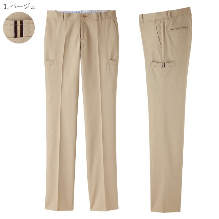 [FACE MIX] FP6304L レディースサイドポケットパンツ