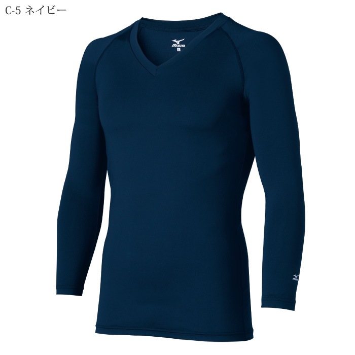 [ミズノ] MZ0155 アンダーウエア9分袖(男)