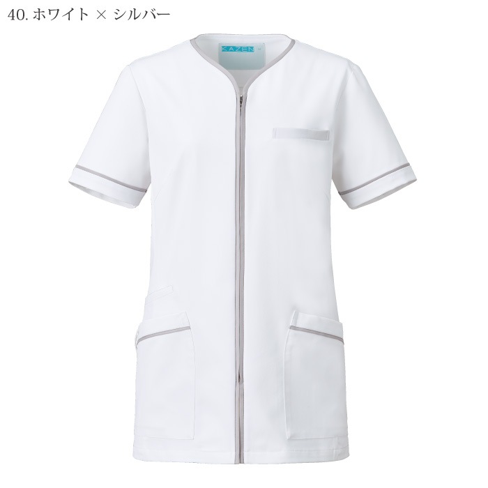 [KAZEN] 782 レディスジャケット半袖 2枚セット