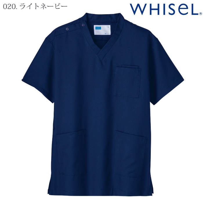 【新品タグ付き】ジェイプレス　ベスト　シルク100% ドクロ　スーツ　XL 自重堂 [WHISeL] WH11485C 男女兼用スクラブ-医療白衣と介護