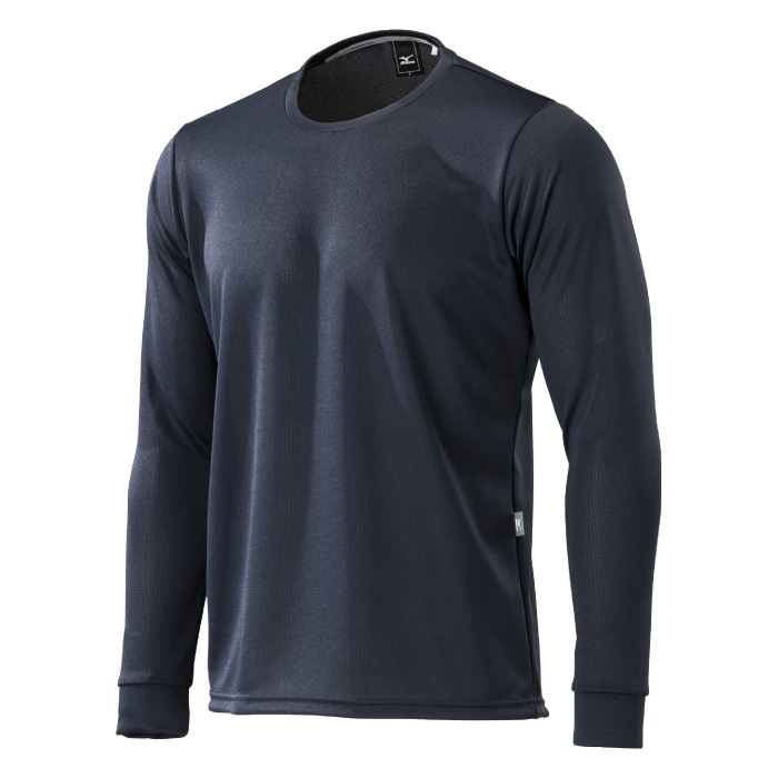 [ミズノ] F2JA2181 クルーネックワークTシャツ〈長袖〉