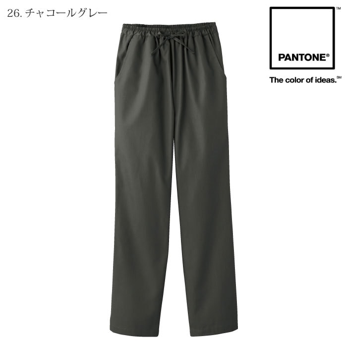 [PANTONE] 6012SC レディスストレートパンツ