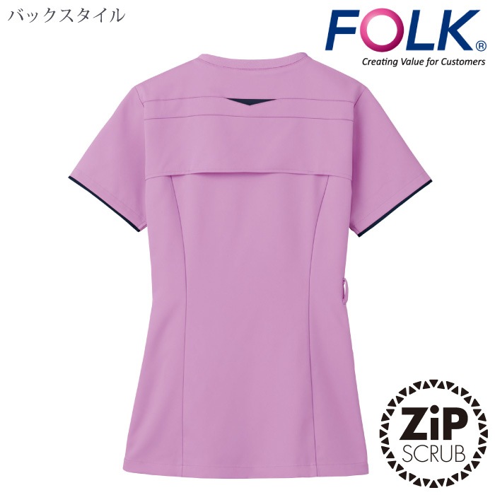 [FOLK] 7078SC レディスジップスクラブ