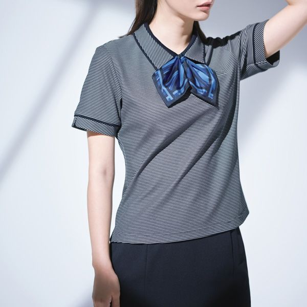 KARSEE [ENJOY] ESP557 ポロシャツ（リボンつき）