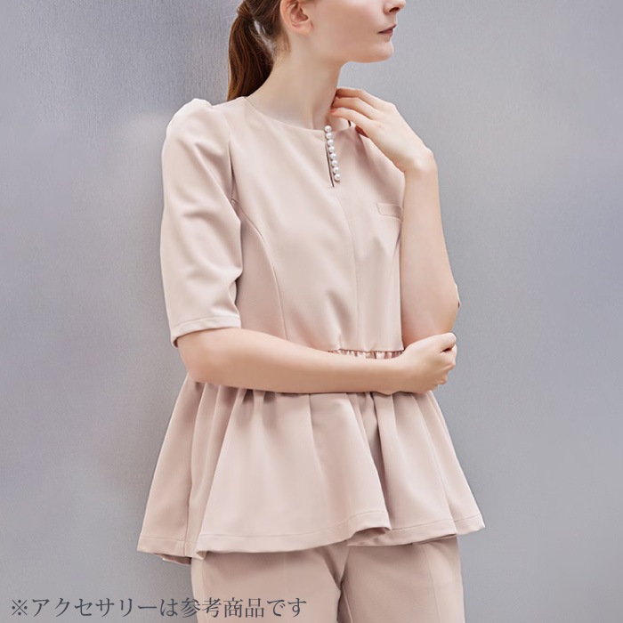 ユナイト [FOLLO RAISON] FR-0003 ペプラムトップス（六分袖）