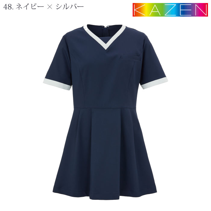 [KAZEN] KZN316 レディスチュニック 2枚セット