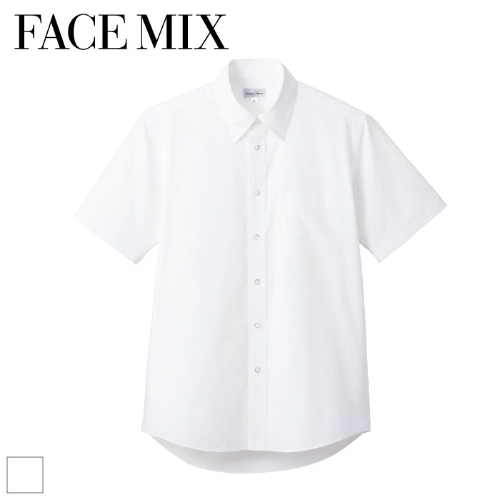 [FACE MIX] FB4535U ブロードレギュラーカラー 半袖シャツ