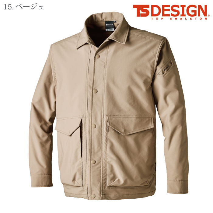 [TS Design] 4617 エコハイブリッドダブルクロスコーチジャケット