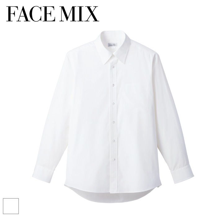 [FACE MIX] FB4534U ブロードレギュラーカラー 長袖シャツ
