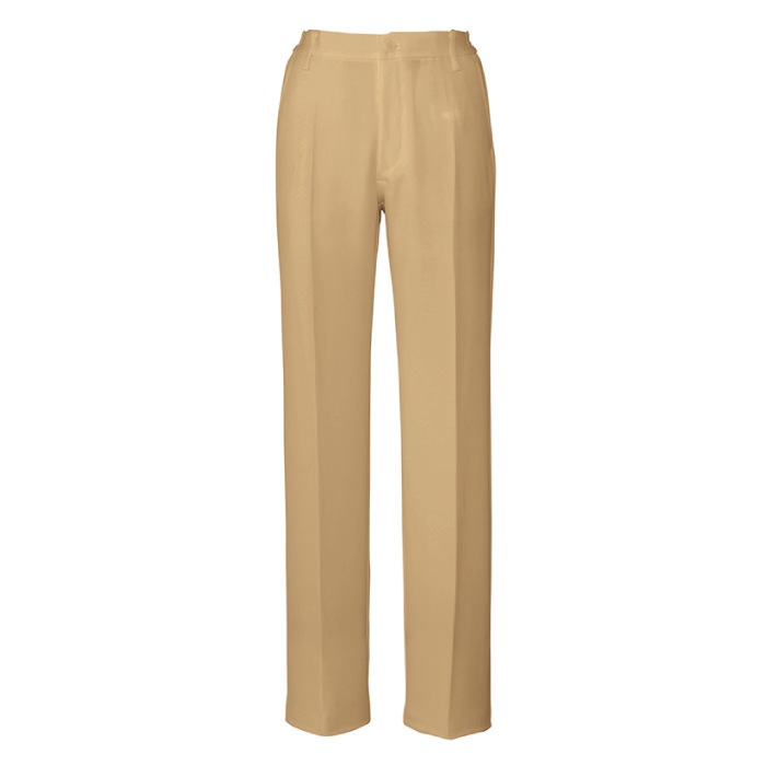 [Lumiere] 861366 レディース脇シャーリングパンツ（モカ）