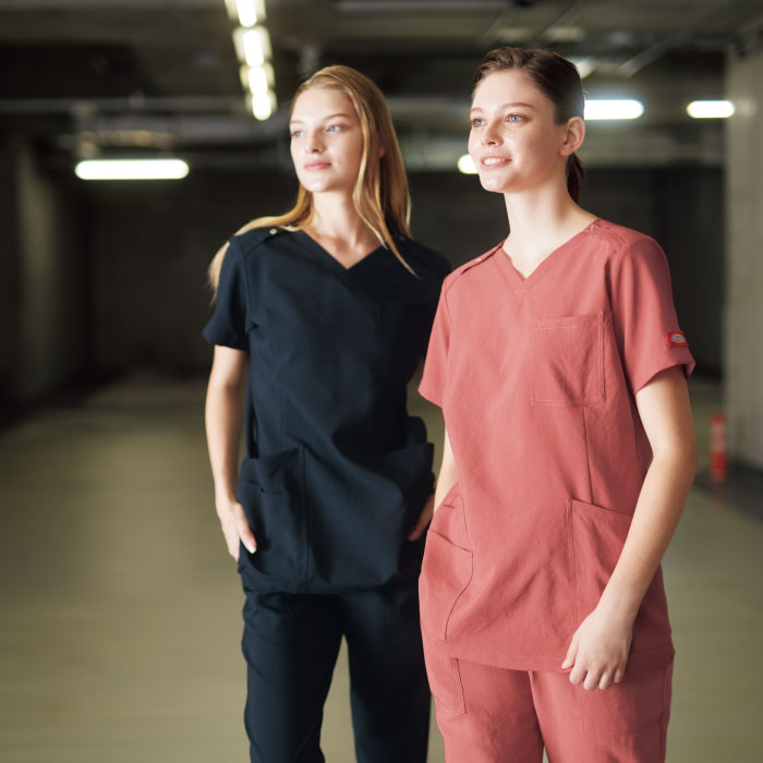 [Dickies] 7071SC レディススクラブ