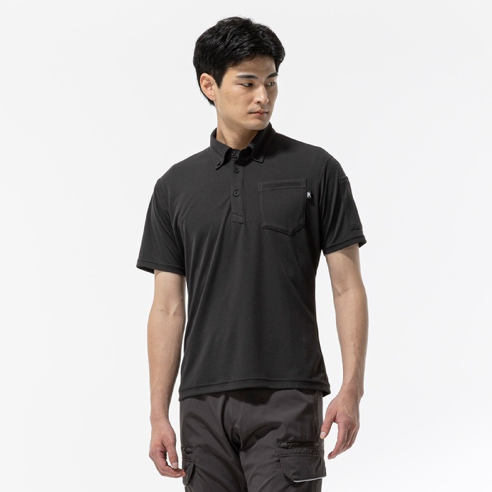 [ミズノ] F2JAC110 ワークボタンダウン ポロシャツ(制電／半袖)