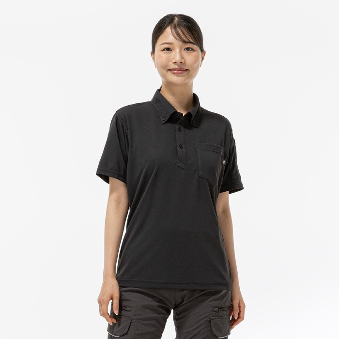 [ミズノ] F2JAC110 ワークボタンダウン ポロシャツ(制電／半袖)