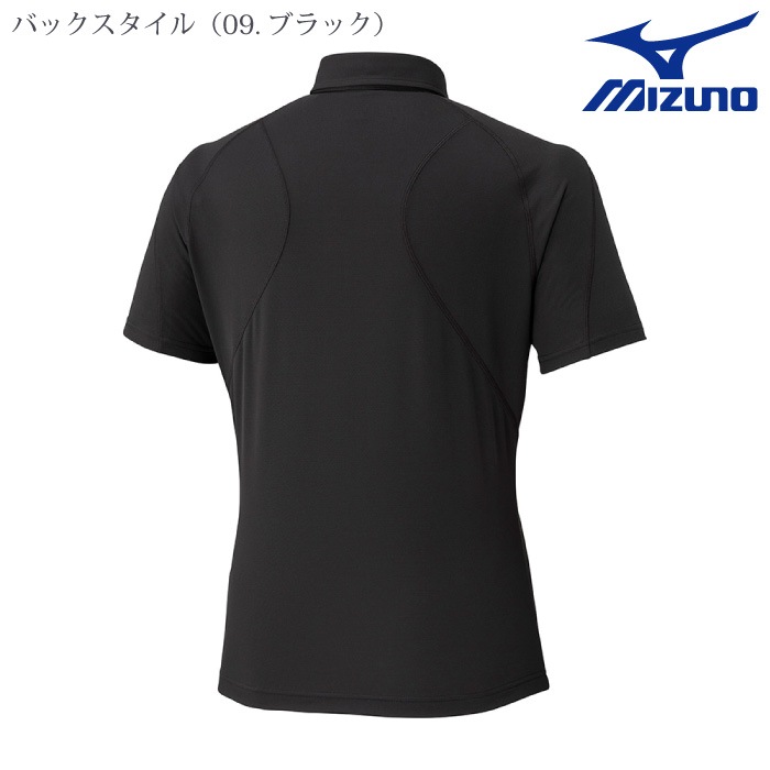[ミズノ] F2JAC110 ワークボタンダウン ポロシャツ(制電／半袖)