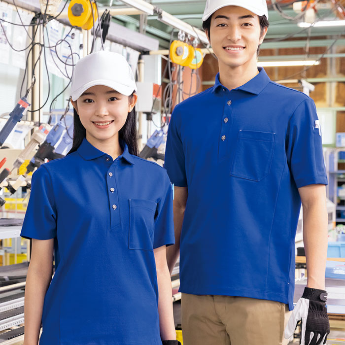 [アイトス] AZ-50013 半袖ポロシャツ（男女兼用）