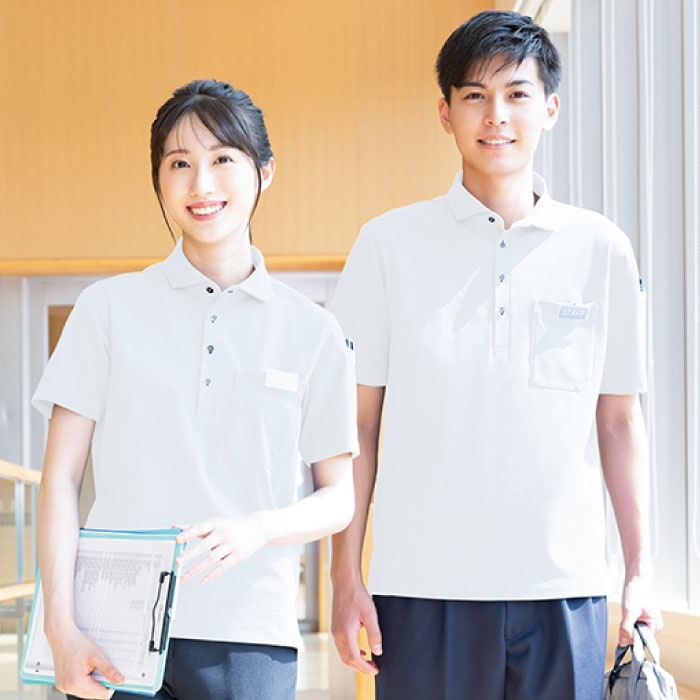 aページ AZ-50013 半袖ポロシャツ（男女兼用） - 作業服・安全靴の通販