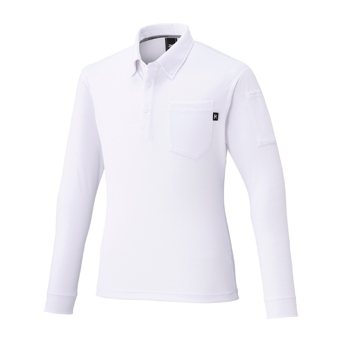 [ミズノ] F2JAC111 ワークボタンダウン ポロシャツ(制電／長袖)