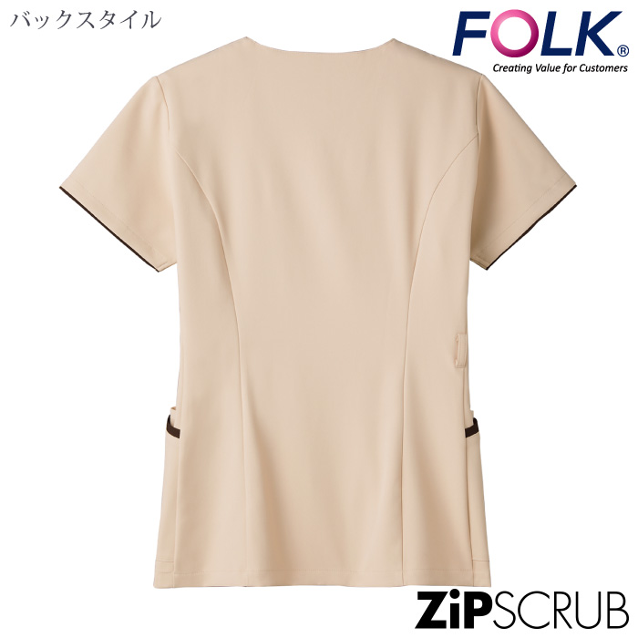 [FOLK] 7069SC レディスジップスクラブ