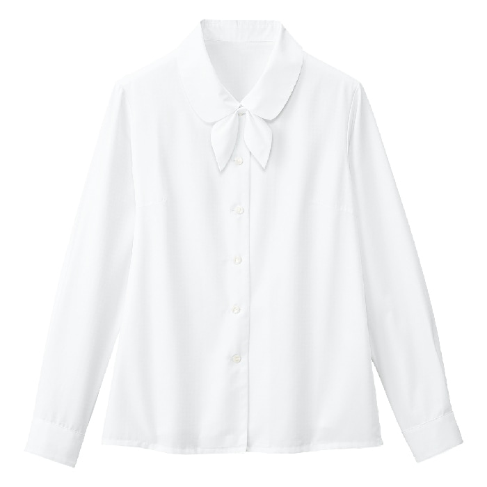 [nuovo] SB7504 ブラウス リボン付(長袖)