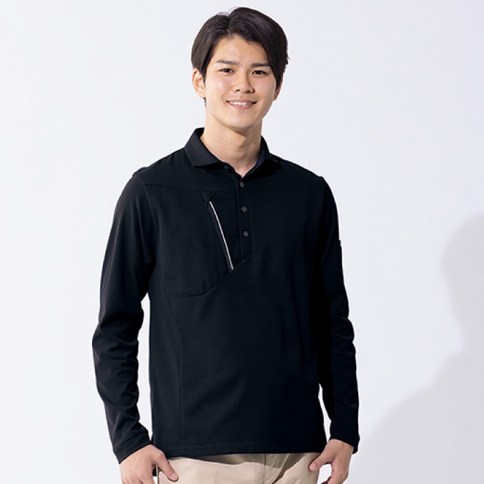 [アイトス] AZ-50017 長袖ポロシャツ（男女兼用）