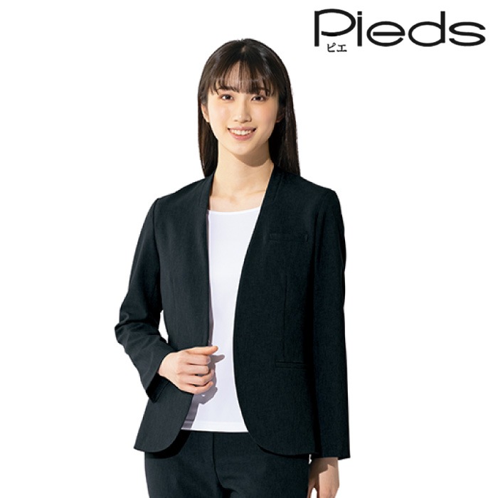 [Pieds] 630020 レディースノーカラージャケット