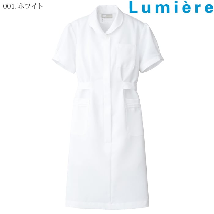 [Lumiere] 861336 花形ボタンワンピース