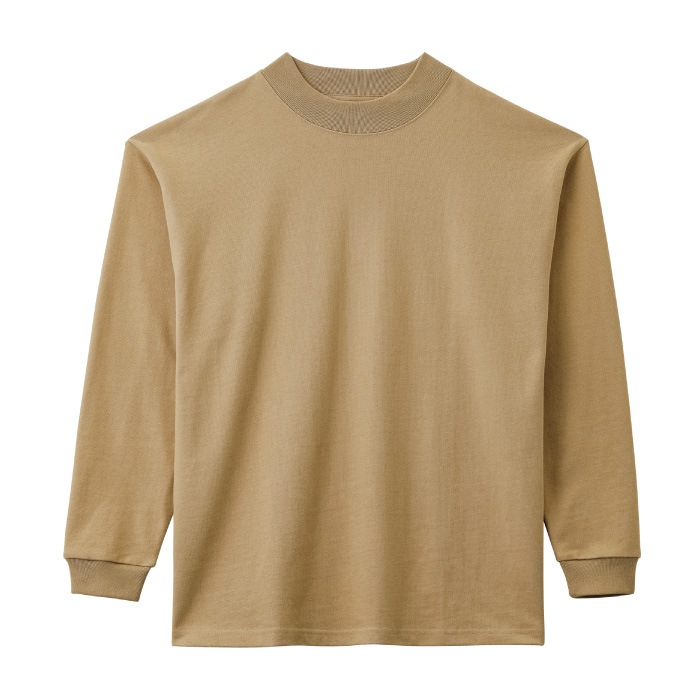 [LIFEMAX] MS1610 10.2オンススーパーヘビーウエイトモックネックTシャツ