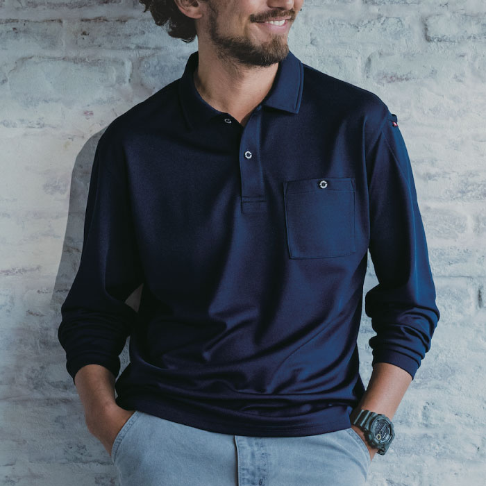 [バートル] 165 長袖ポロシャツ（ユニセックス）