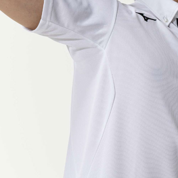 [ミズノ] 32MAC180 ボタンダウンポロシャツ