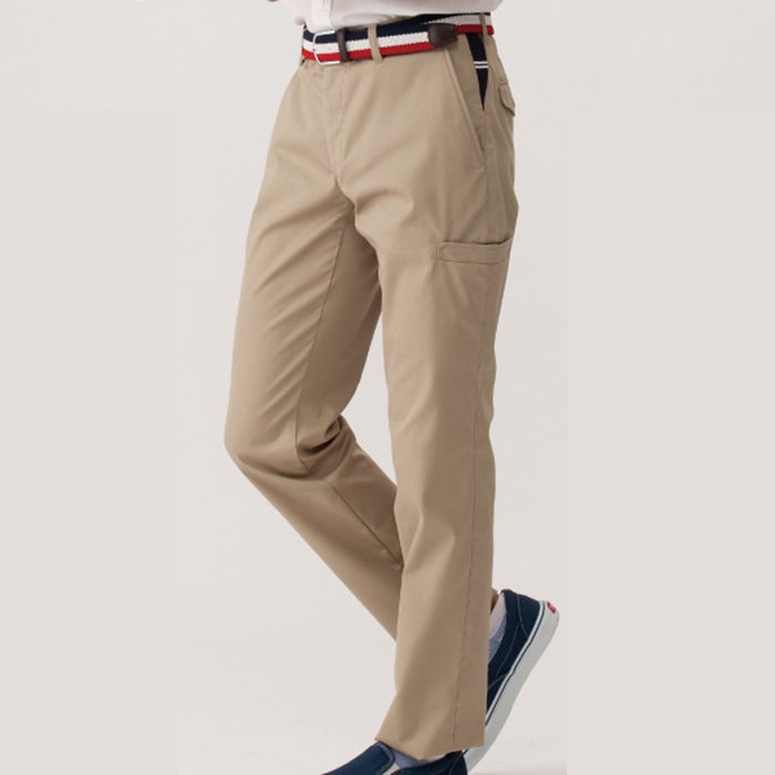 [FACE MIX] FP6006M メンズストレッチウエストリプパンツ