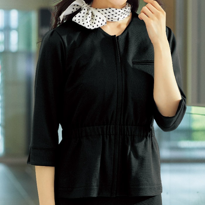 [nuovo] FB71422 ニットオーバーブラウス