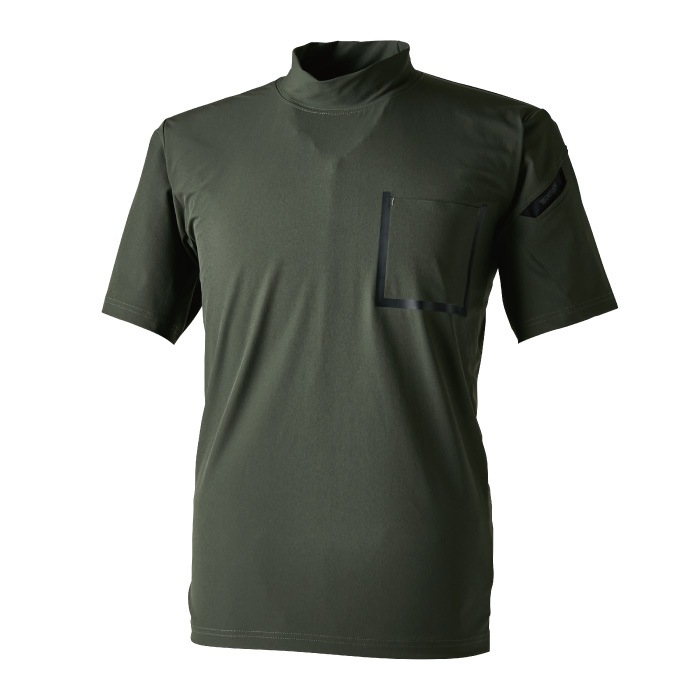 [TS Design] 83552 TS DELTAスウェットモックネックTシャツ