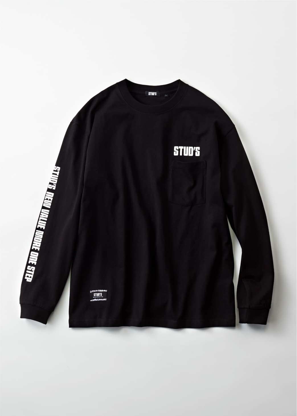 Studs スタッズ S1562-3 長袖Tシャツ（胸ポケット有） S M L LL 3L