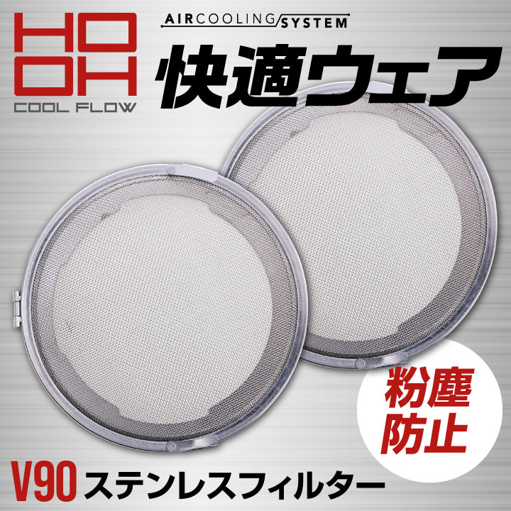 HOOH 鳳凰 ステンレスフィルター 快適ウェア 空調ウェア 熱中症対策 春夏 空調ウェアパーツ 村上被服 mh-v90
