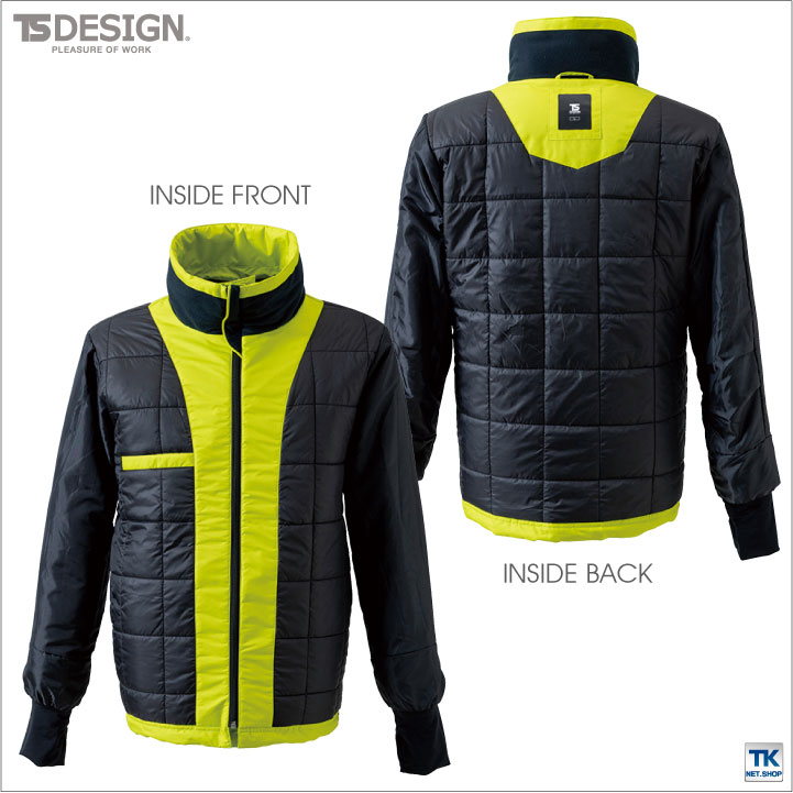 TS DESIGN 長袖防寒ジャケット 秋冬 防寒着 ジャケット 防水 防寒 作業