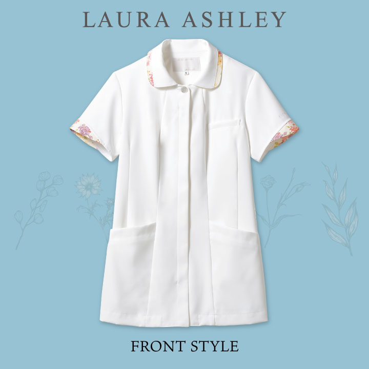 新品　住商モンブラン　ローラアシュレイ　ナースジャケット　L ローラ アシュレイ ナースジャケット[女性用](71-LW601) | 住商