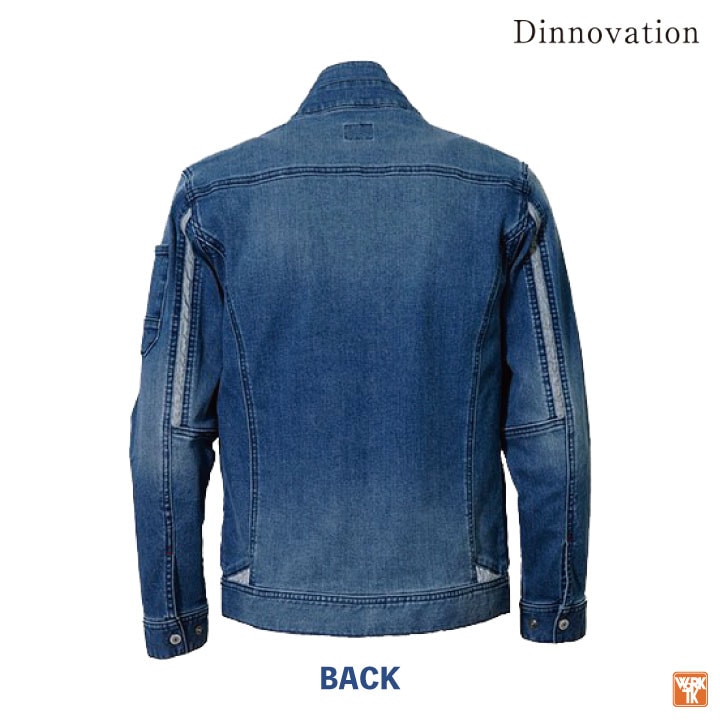 即日出荷] ディノベーション ストレッチ デニム ジャケット 春夏 秋冬