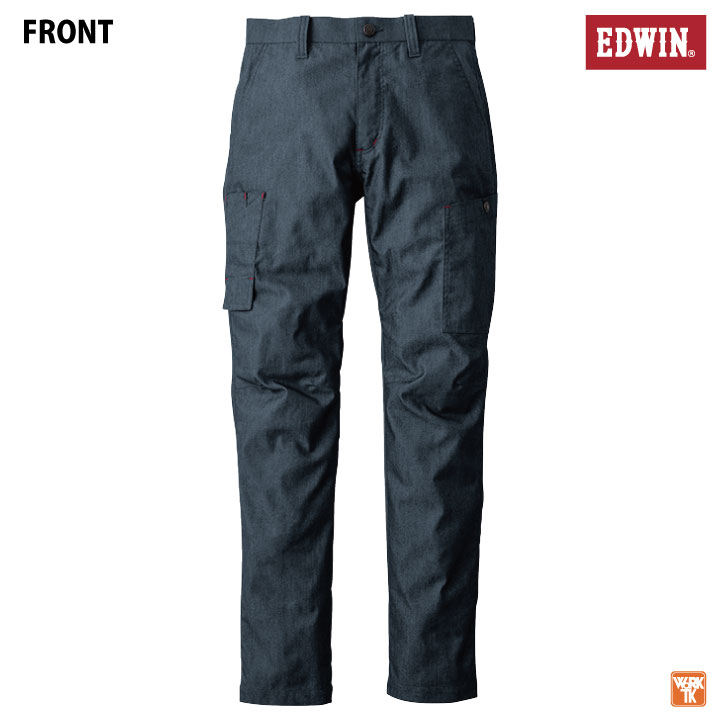 エドウィン ワークパンツ テーパード パンツ カーゴ 春夏 秋冬 スリム