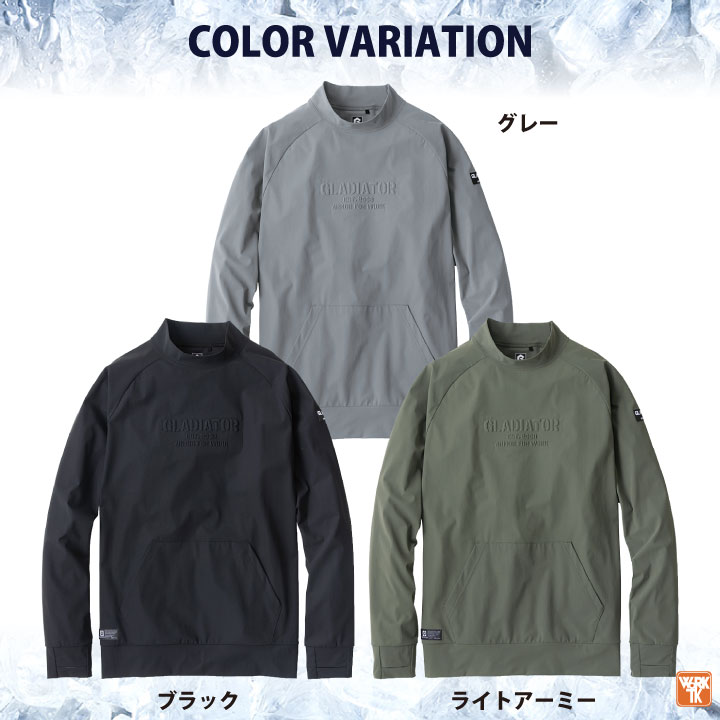 新品正規品【V12/XL】裏起毛長袖モックネックシャツ　長袖カットソー吸汗速乾 楽天市場】モックネック長袖シャツ（モデル年式2023年）の通販