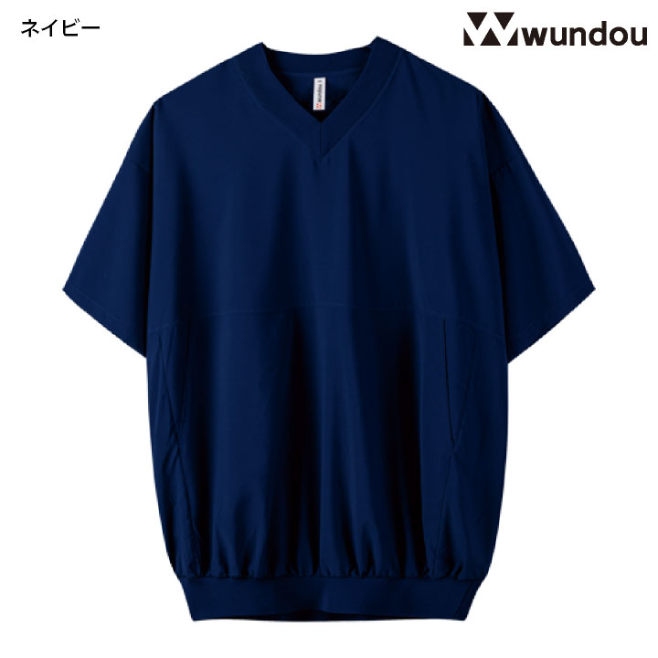 wundou ビッグTシャツ Vネック オーバーサイズ ビッグシルエット