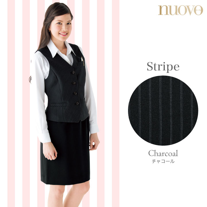 事務服 パンツ レディース 制服 nuovo 秋冬 春 FOLK 美脚 パンツ