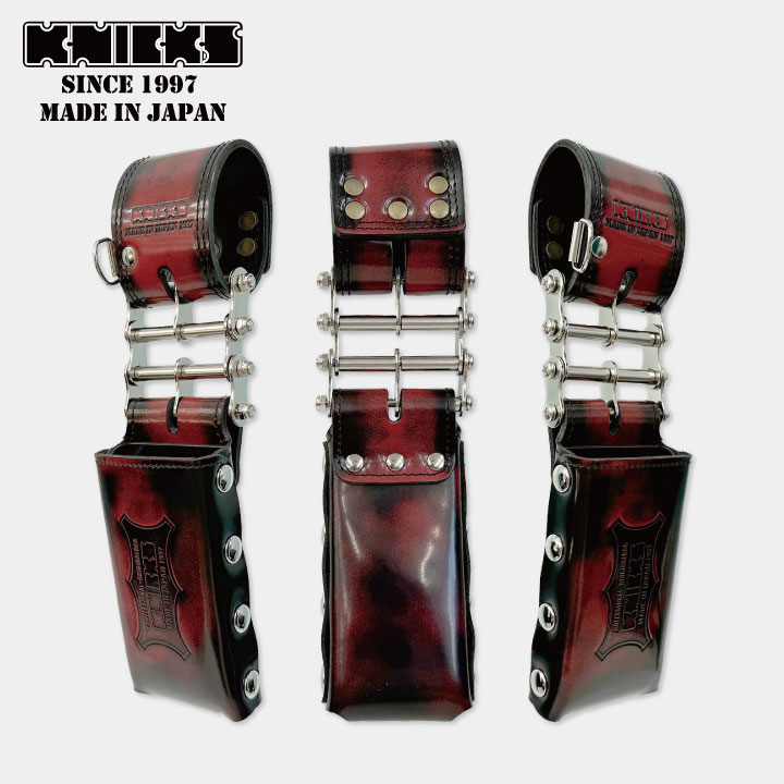 即日出荷] KNICKS ニックス アドバンガラス革 3連結チェーンタイプ 鳶