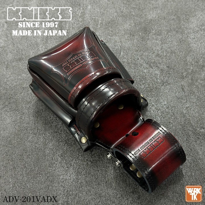 knicks☆ニックス☆アドバンガラス小物腰袋 ADV-201VADX KNICKS(ニックス) ADV-201VADX-R アドバンガラス革小物腰袋