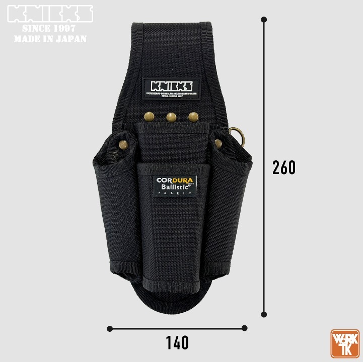 即日出荷] KNICKS ニックス ペンチ・ドライバー4Pホルダー 腰袋 工具