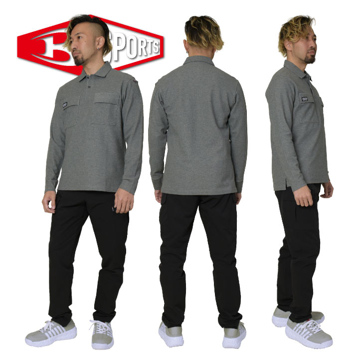 2025年新作] バートル 長袖ポロシャツ 春夏 秋冬 パンツ メンズ