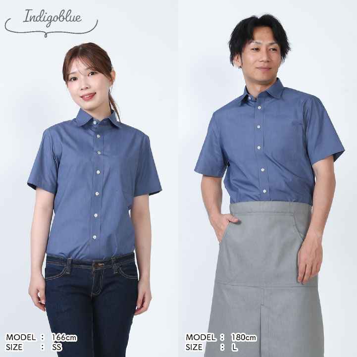 半袖シャツ ブロード ボタンダウン メンズ レディース 柔らかい 通気性